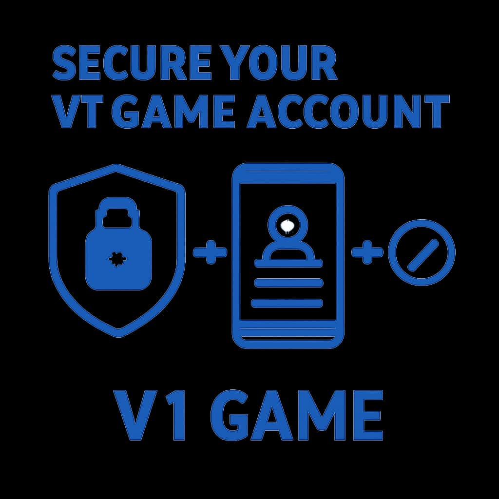 Illustration of security measures for V1 Game accounts.