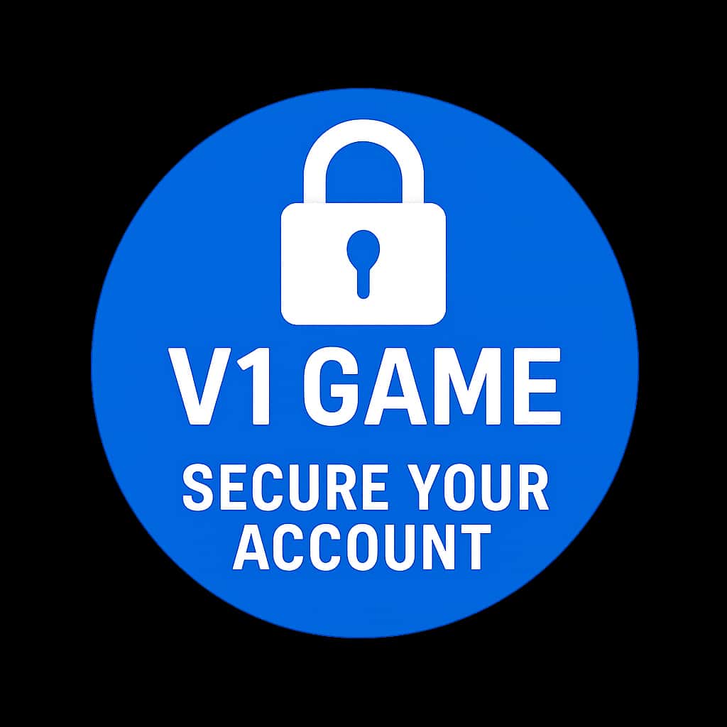 Icon representing account security for V1 Game.