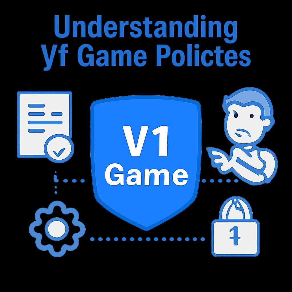 An educational diagram illustrating V1 Game Policies.