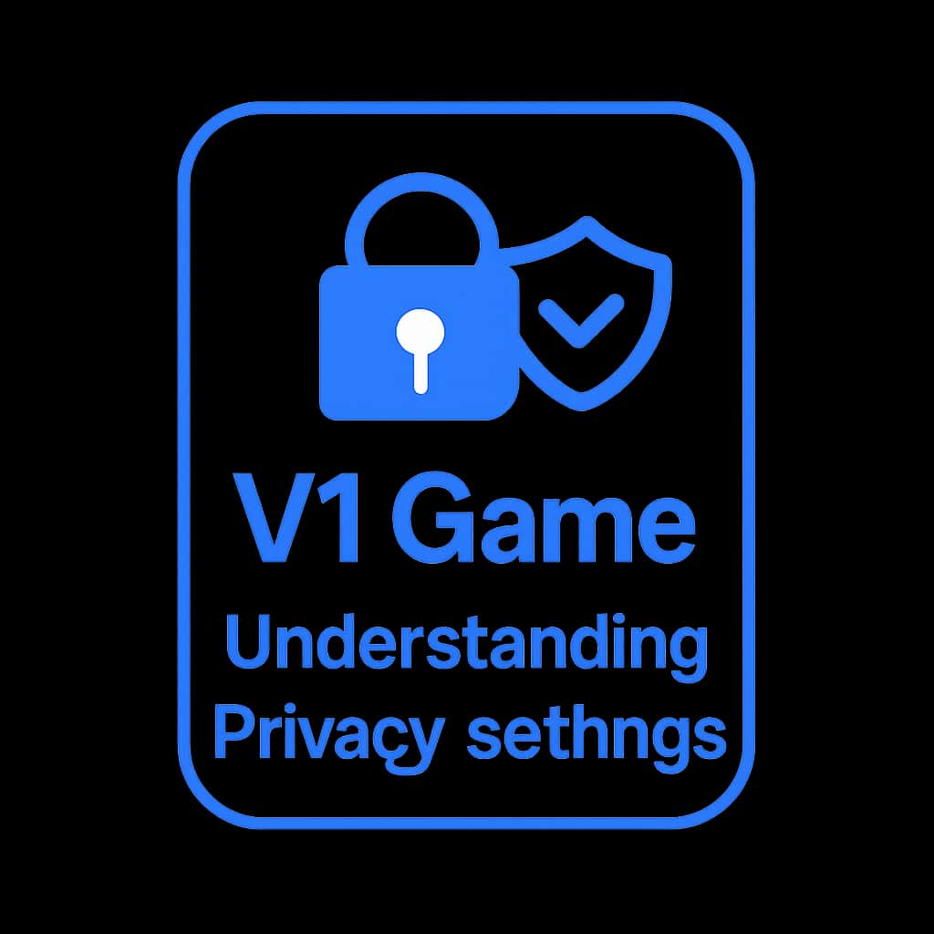 Icon representing V1 Game privacy settings.